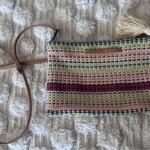 Ugg Multicolor Woven Crossbody Bag
